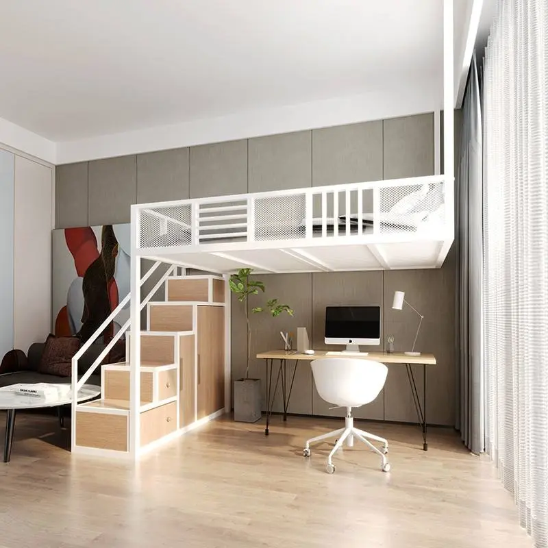 Minimal bunkbed fabricated framework for interiors
