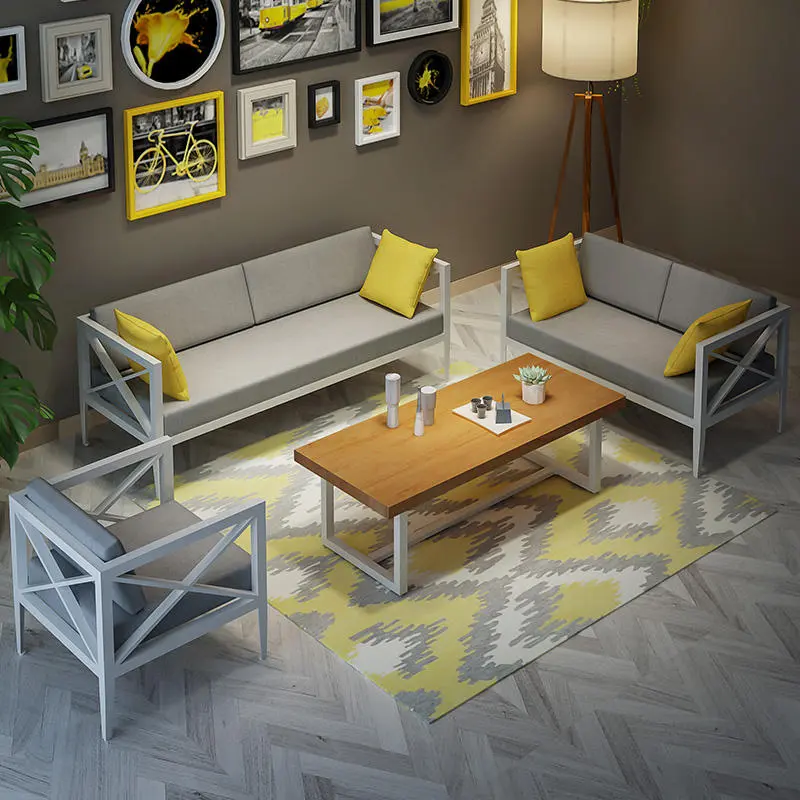Architectural frame lounge seating by IronEdge Designs
