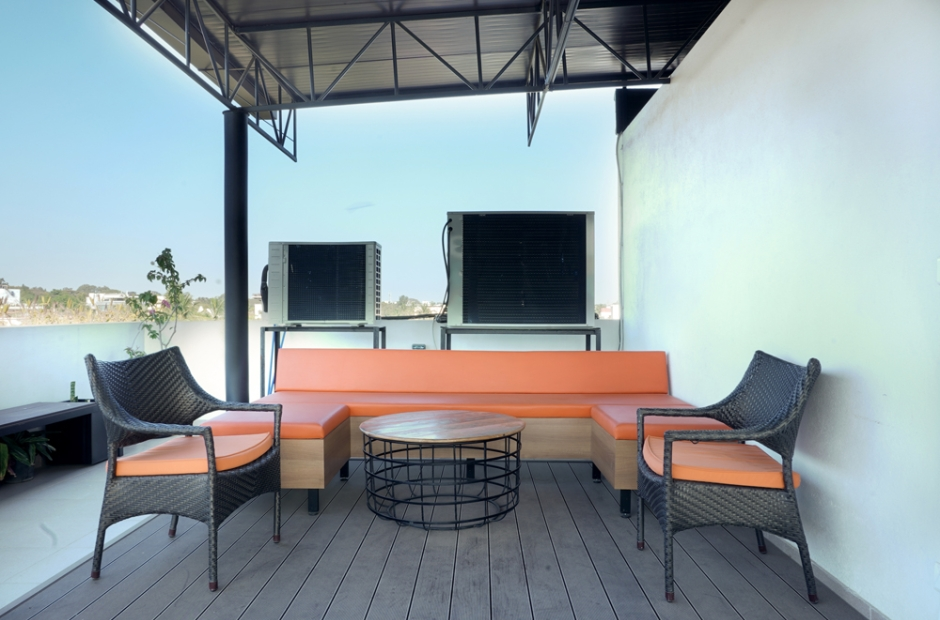 Terrace lounge seating by IronEdge Designs