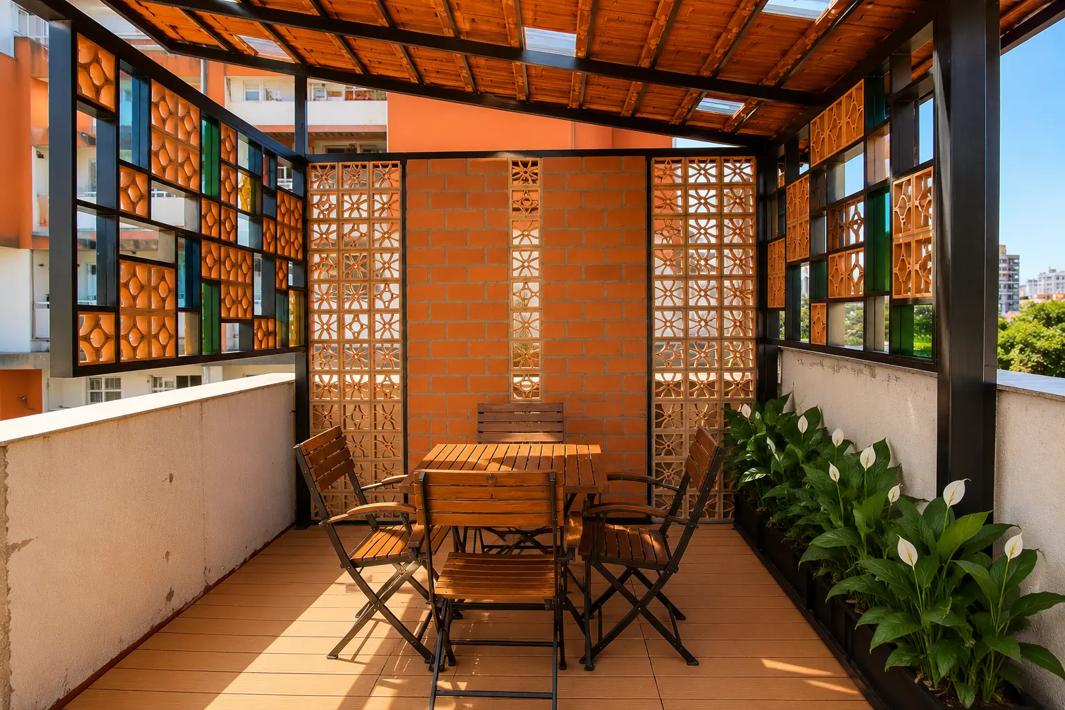 Terracotta Terrace Seating